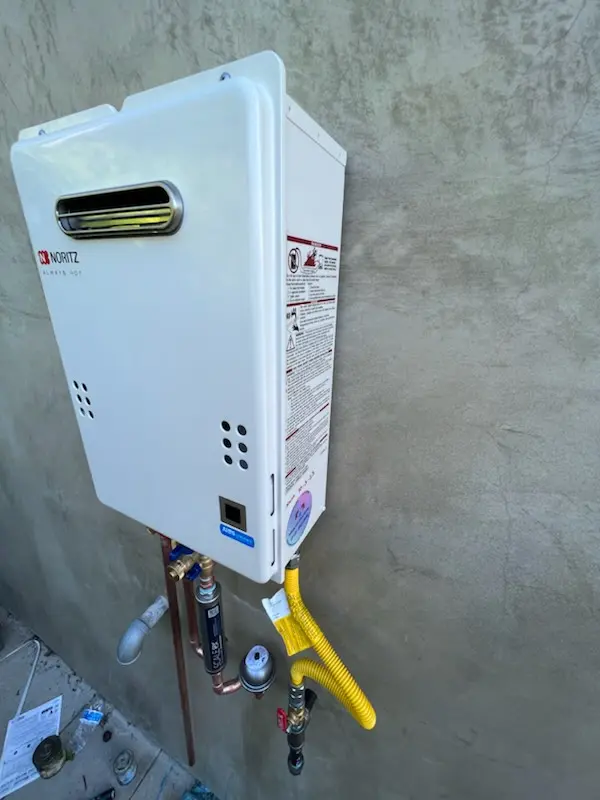 Tankless water heater installation for New River homes